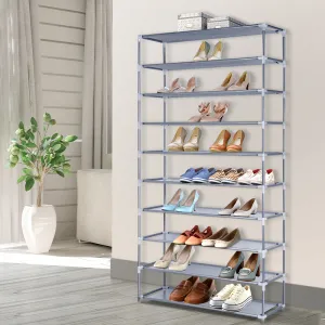 10-Tier Stackable Shoe Rack, Holds 50 Pairs, Artiss