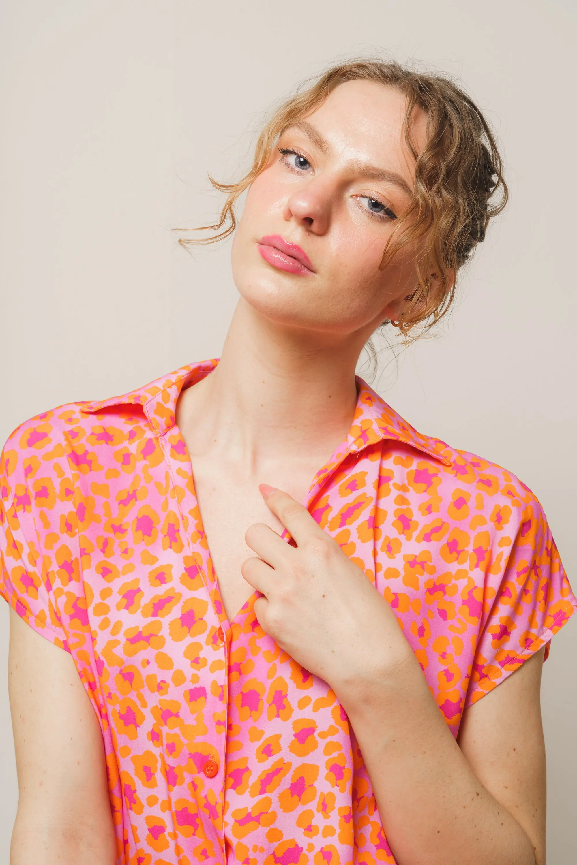 Ada Dress - Orange Mix