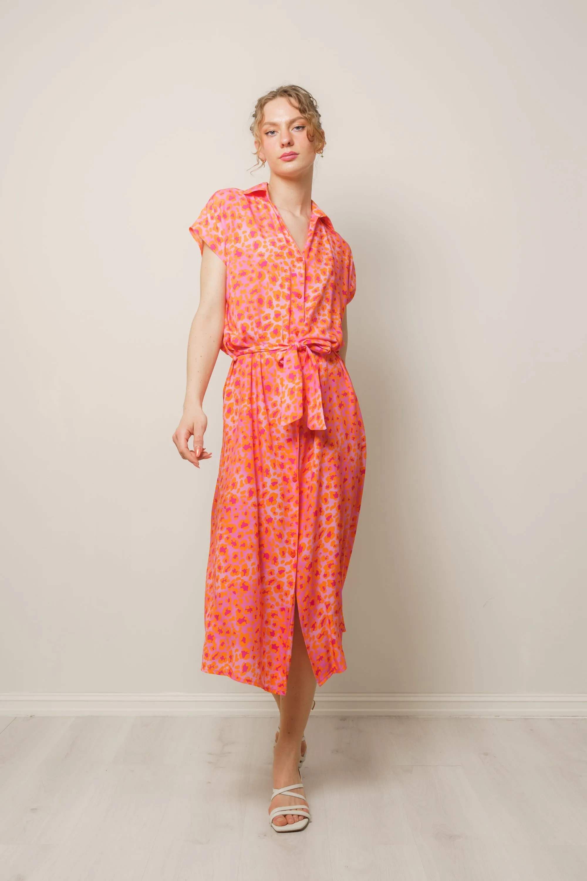Ada Dress - Orange Mix