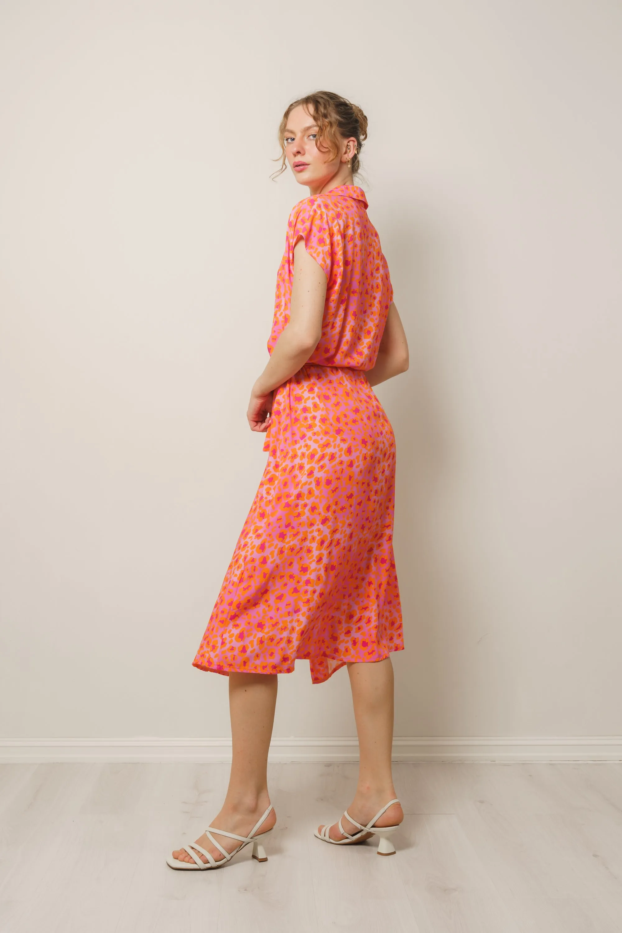 Ada Dress - Orange Mix