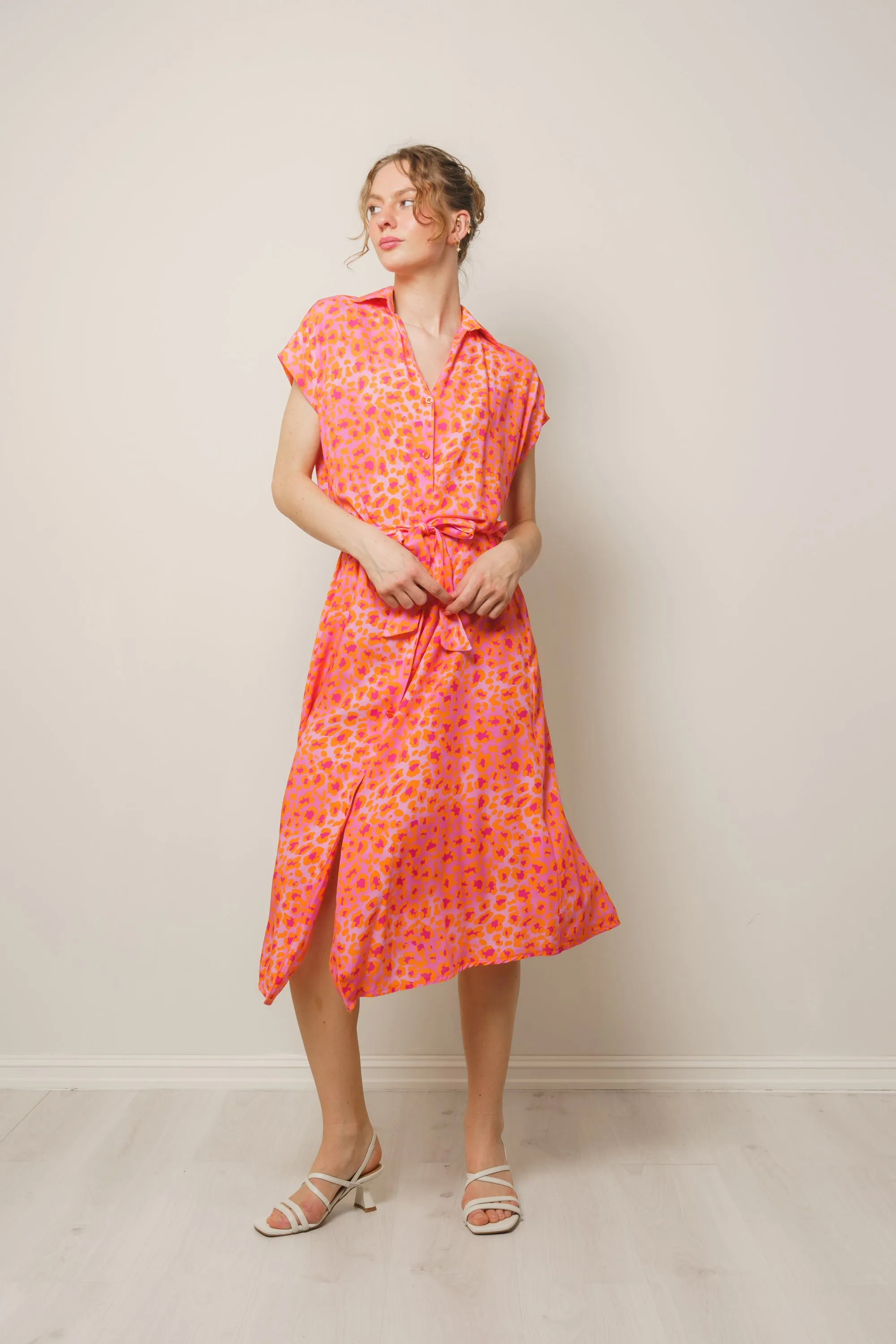 Ada Dress - Orange Mix