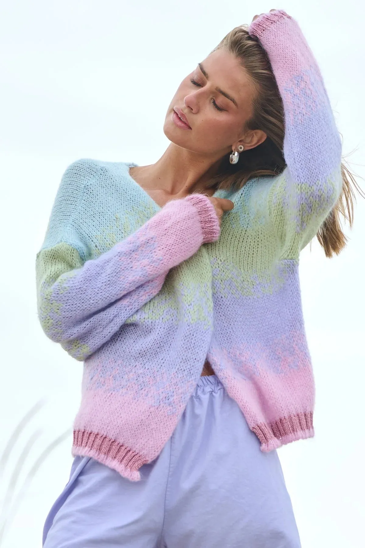 Alicia Knit Cardigan - Multi Mix