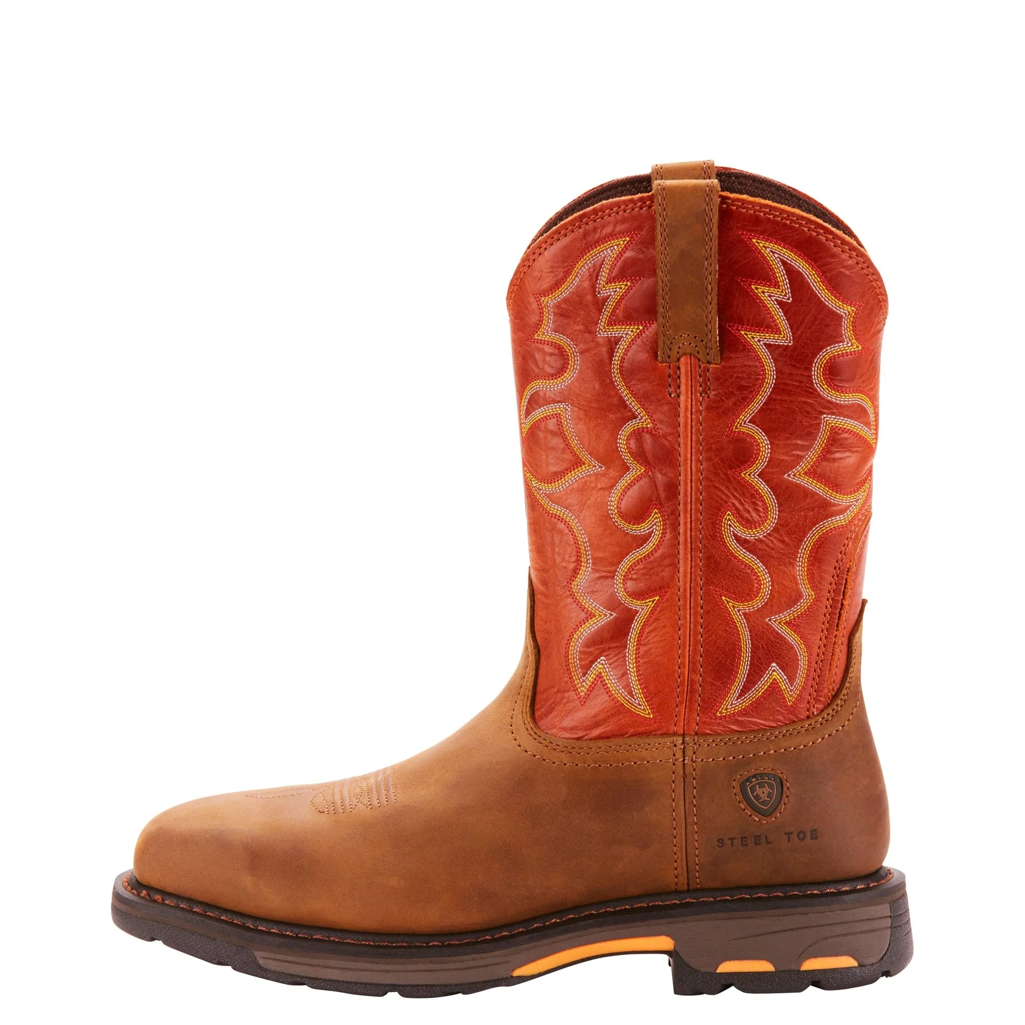 Ariat Men's WorkHog Wide Square Toe Steel Toe Work Boot
