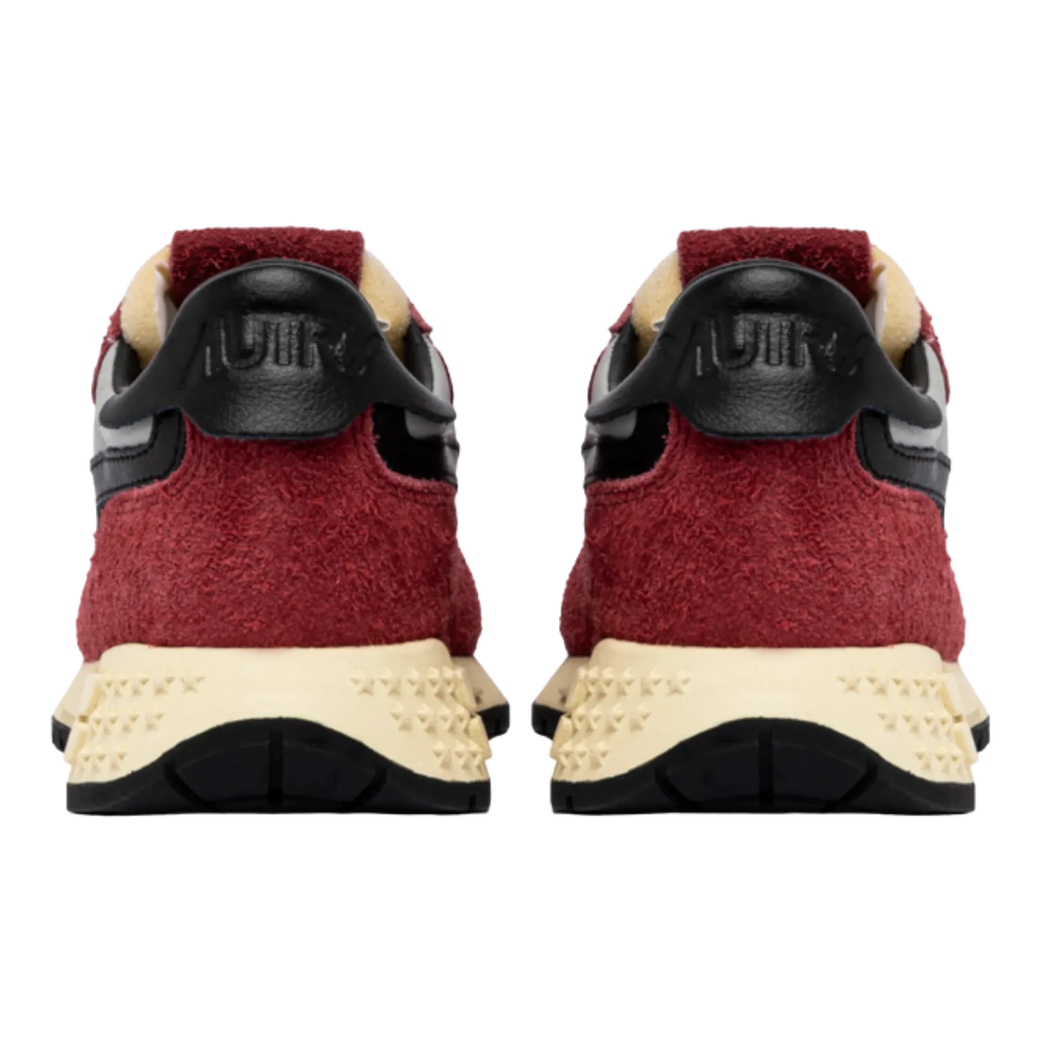 Autry Reelwind Low Red & Black Nylon and Suede for Women WWLW-HN07