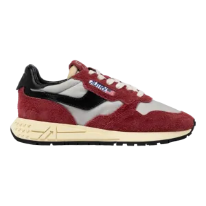 Autry Reelwind Low Red & Black Nylon and Suede for Women WWLW-HN07