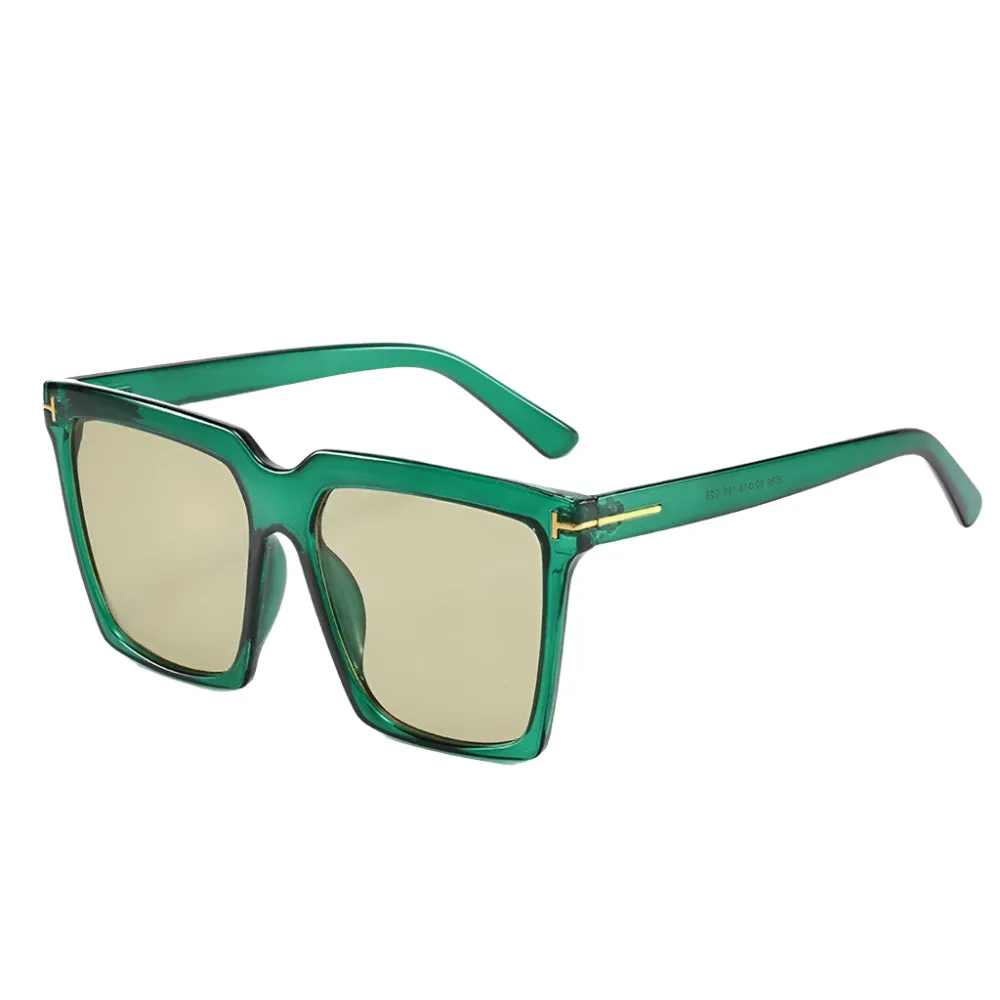 Avanti Oversized Square Sunglasses  Gradient Lens Fashion Shades for Women