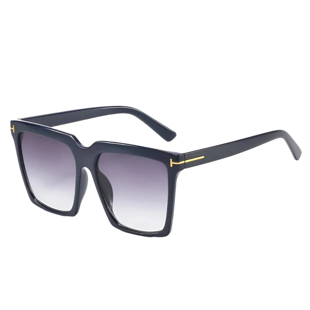 Avanti Oversized Square Sunglasses  Gradient Lens Fashion Shades for Women