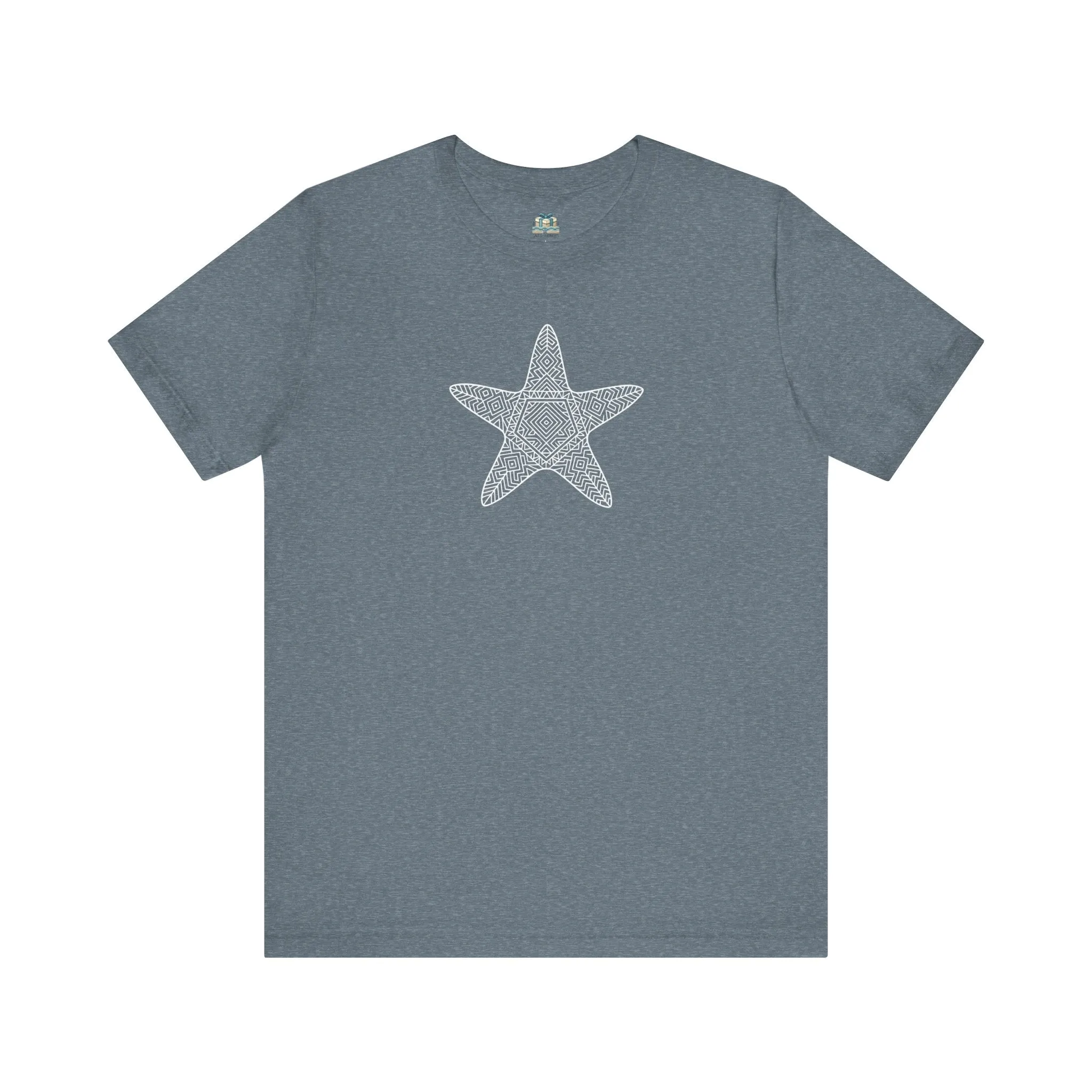 Beachy Starfish Tee  Soft Unisex Jersey Fit