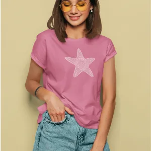 Beachy Starfish Tee  Soft Unisex Jersey Fit