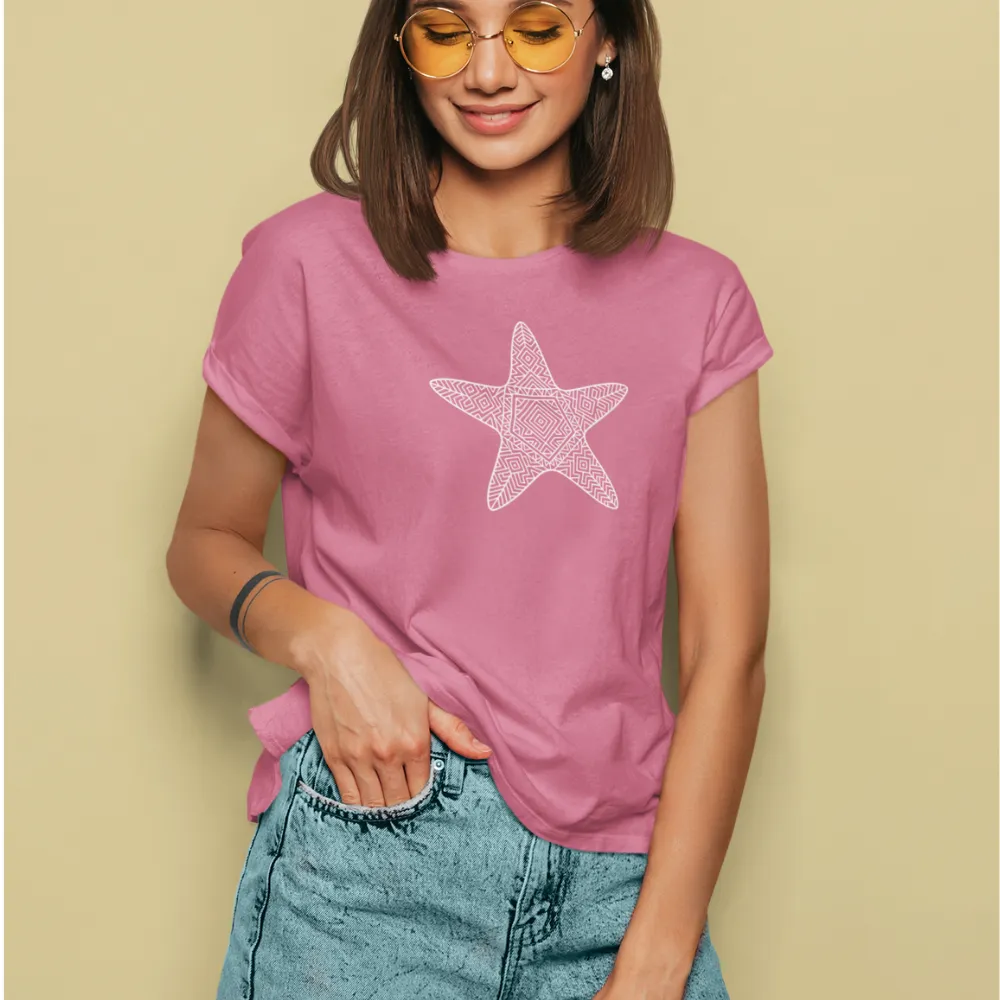 Beachy Starfish Tee  Soft Unisex Jersey Fit