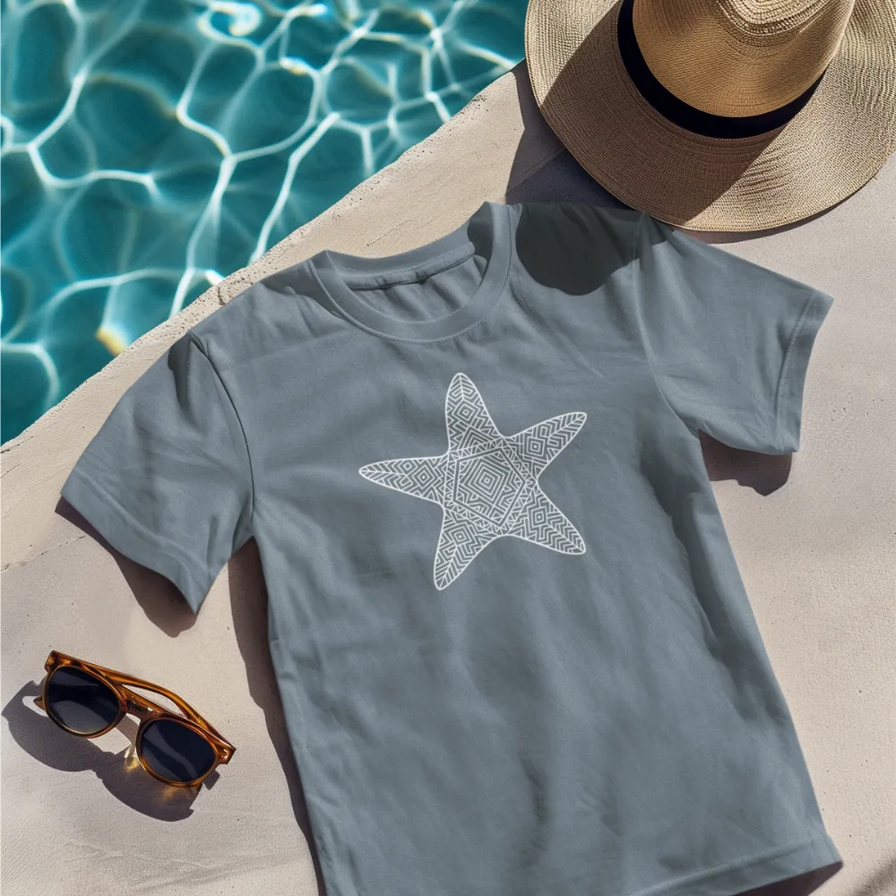 Beachy Starfish Tee  Soft Unisex Jersey Fit