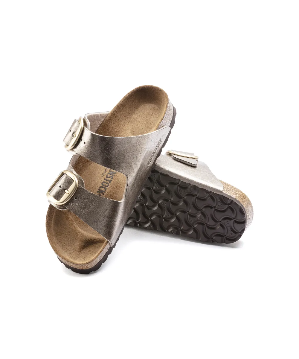 BIRKENSTOCK ARIZONA BIG BUCKLE IN GRACEFUL TAUPE