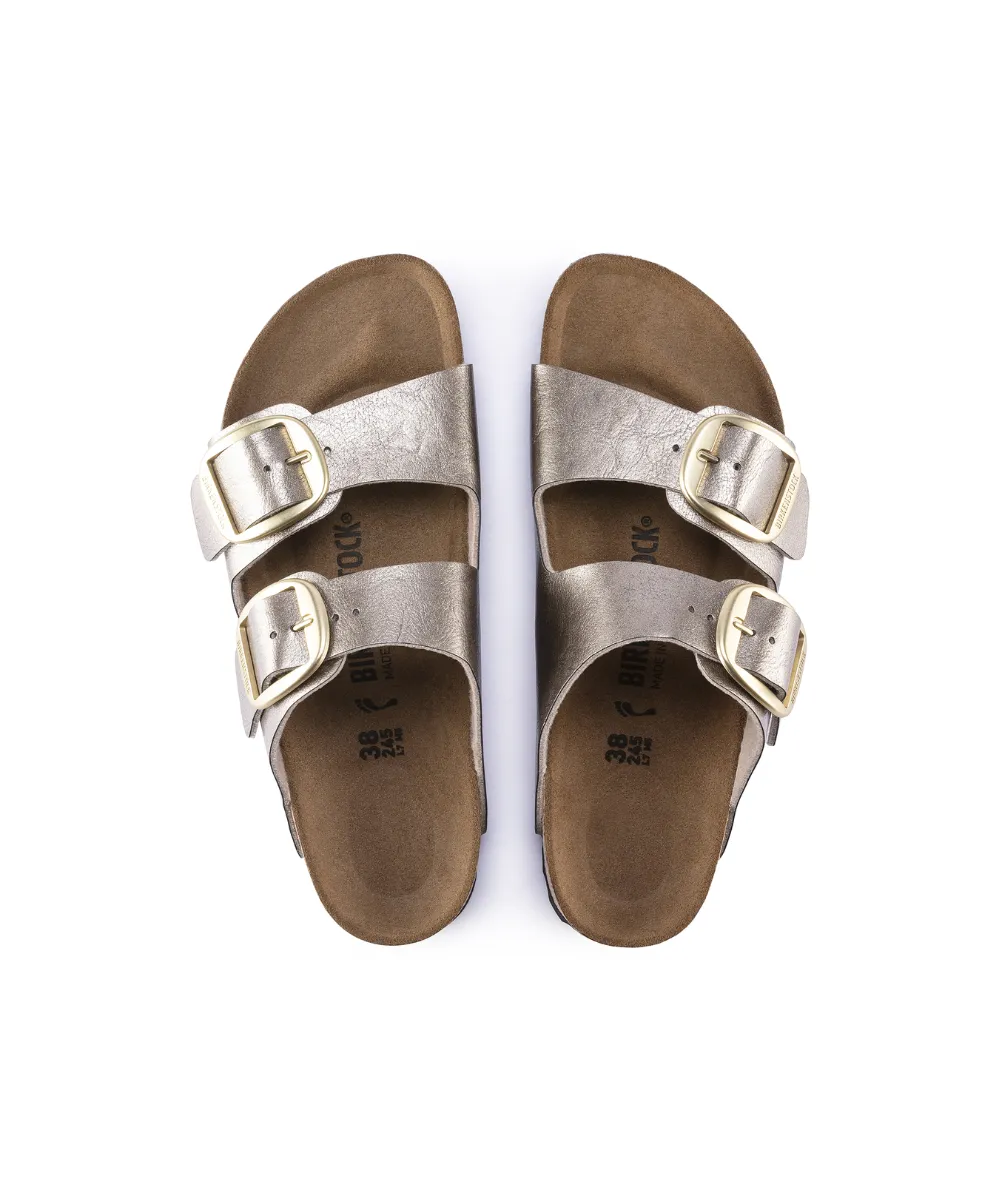 BIRKENSTOCK ARIZONA BIG BUCKLE IN GRACEFUL TAUPE