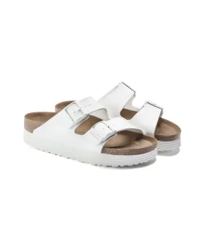 BIRKENSTOCK ARIZONA VEGAN NARROW FIT IN WHITE