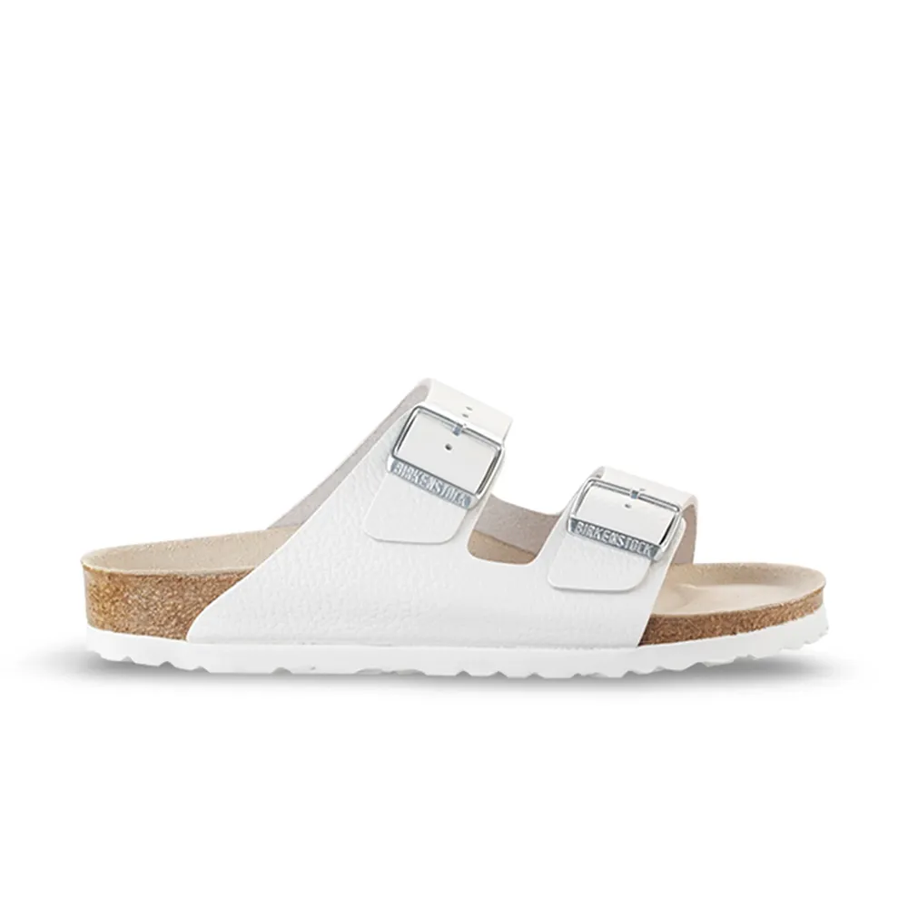 Birkenstock Arizona White Natural Leather Regular