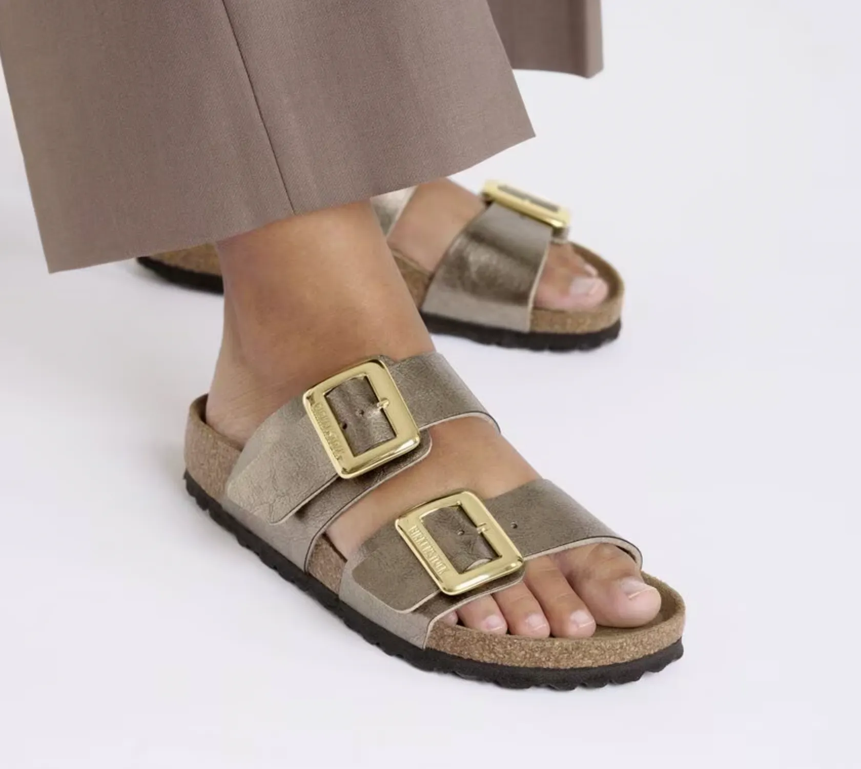 Birkenstock Sydney Luxe Buckle - Graceful Taupe
