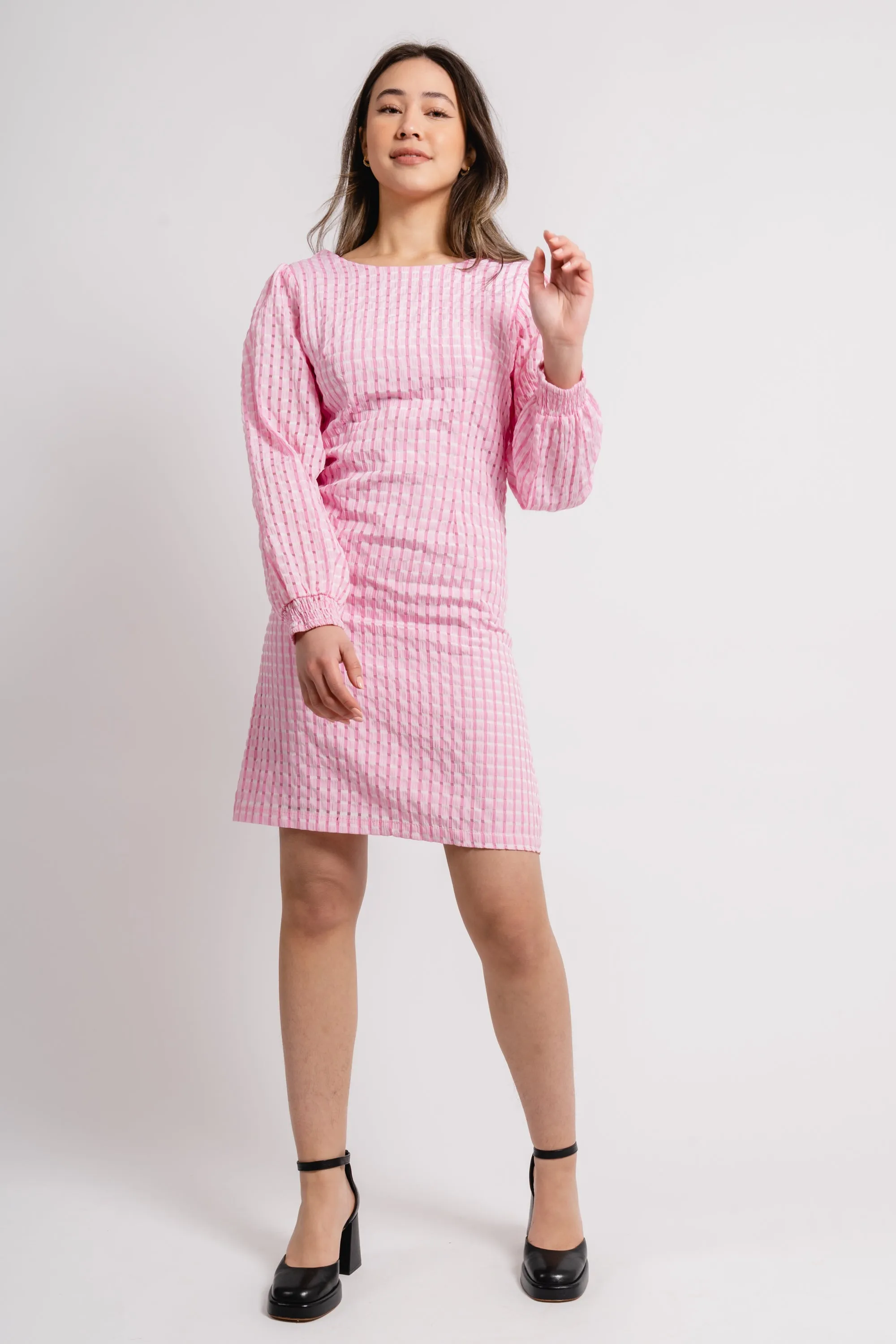 Blade Dicte Ls Dress - Rose