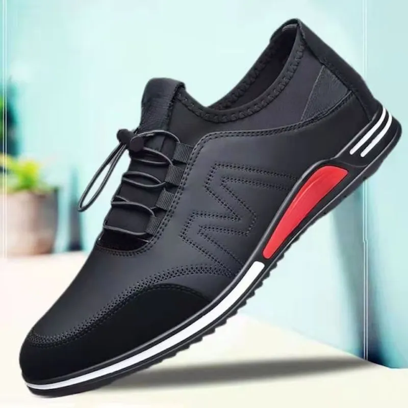 Breathable Casual Lace-Up Soft Men's Shoes