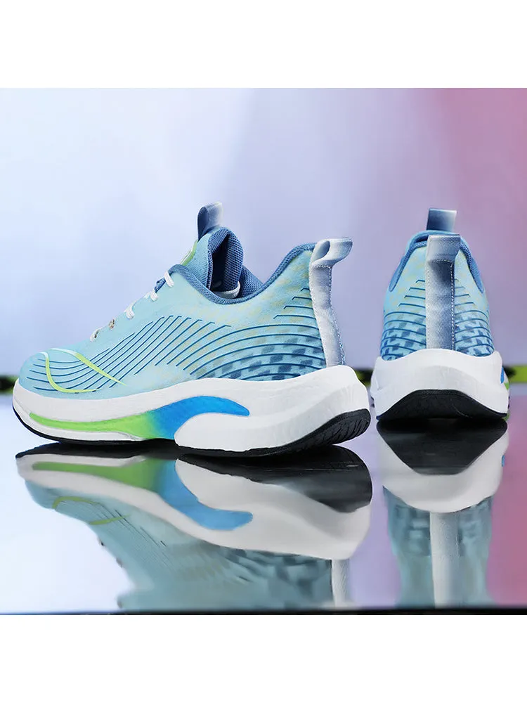 Breathable Contrast Color Popcorn Bottom Casual Shoes