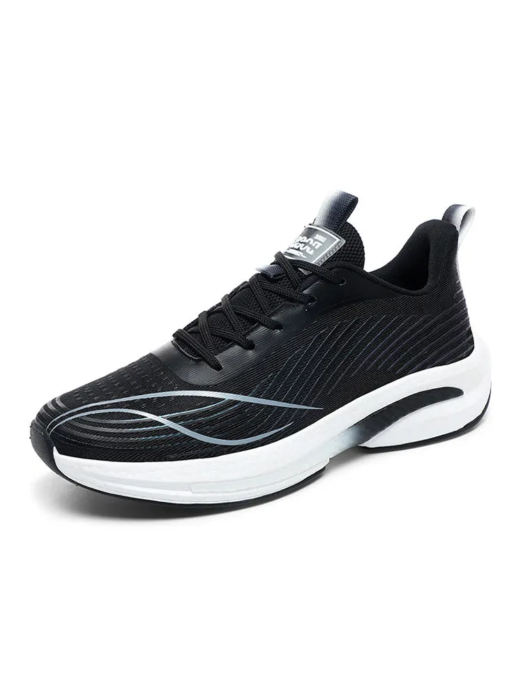 Breathable Contrast Color Popcorn Bottom Casual Shoes