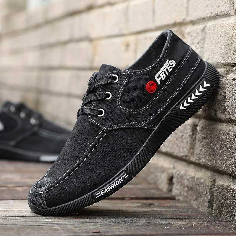 Breathable denim canvas shoes