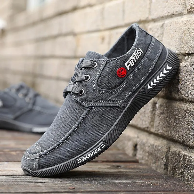 Breathable denim canvas shoes