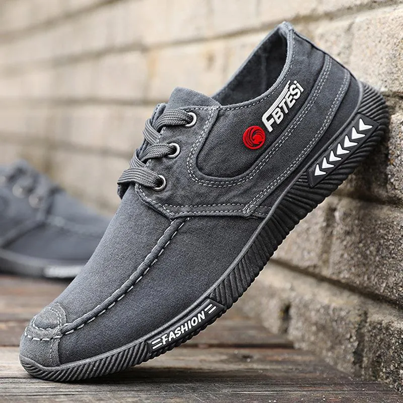 Breathable denim canvas shoes