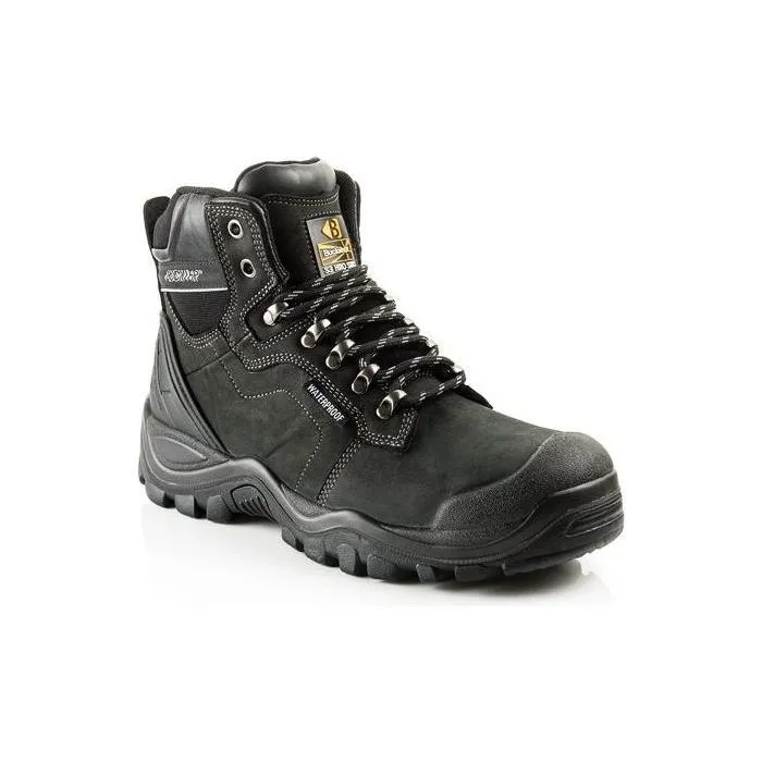 Buckler Buckshot Safety Boots – Black Waterproof Steel Toe Work Boots | BSH009BK