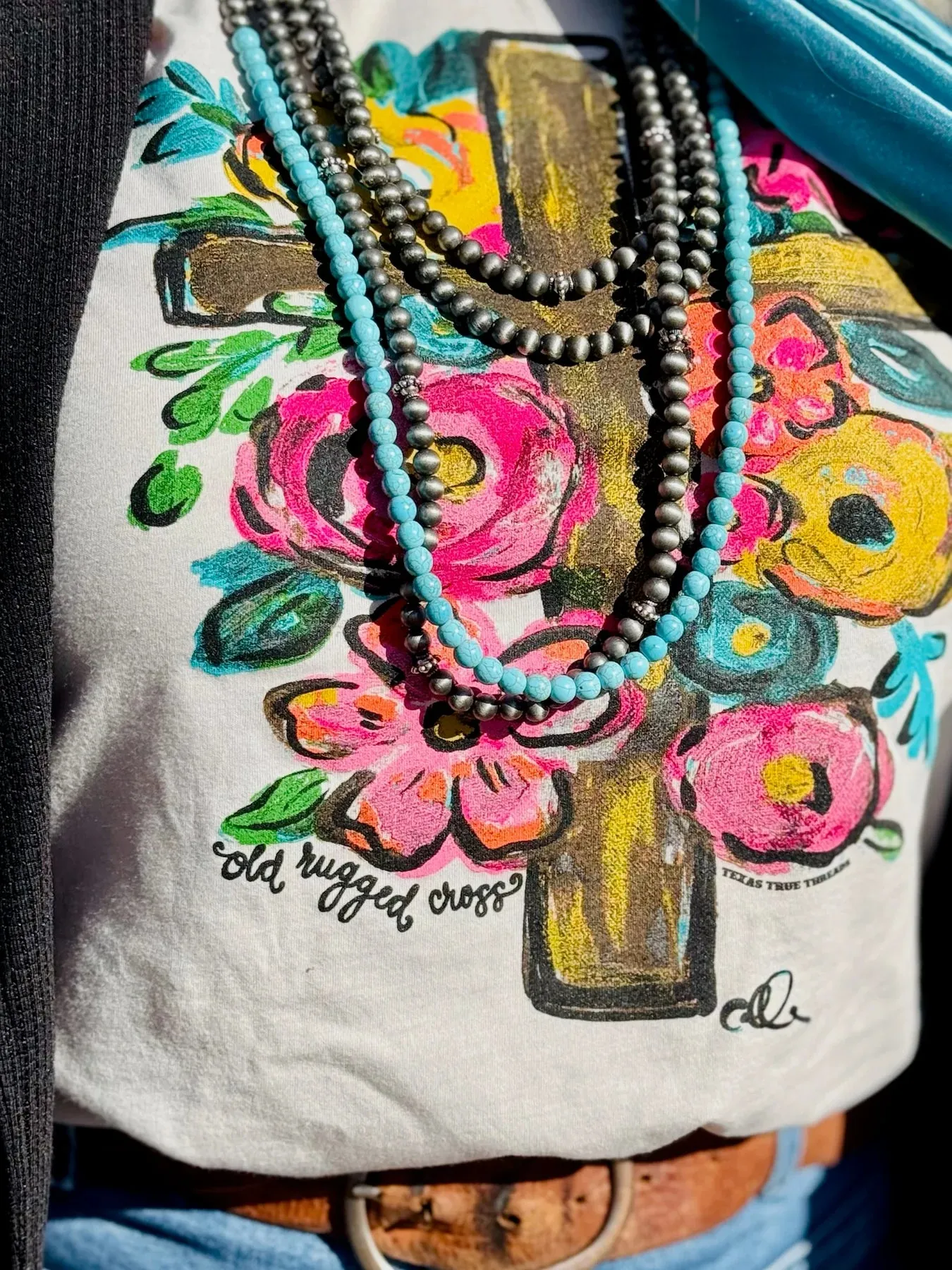 Callie Ann Old Rugged Cross Tee