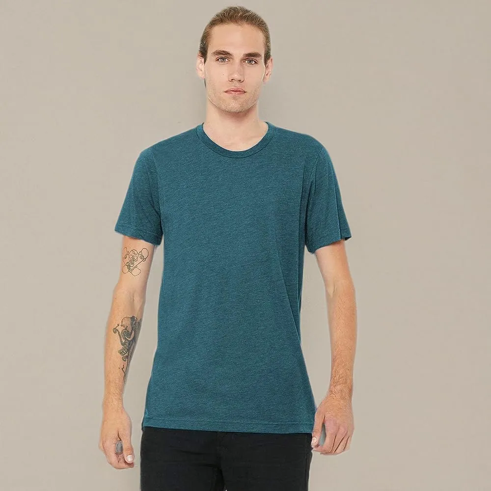 Canvas Mens 3.4 oz. Triblend T-Shirt> CHARCOAL TRIBLEND 3413C