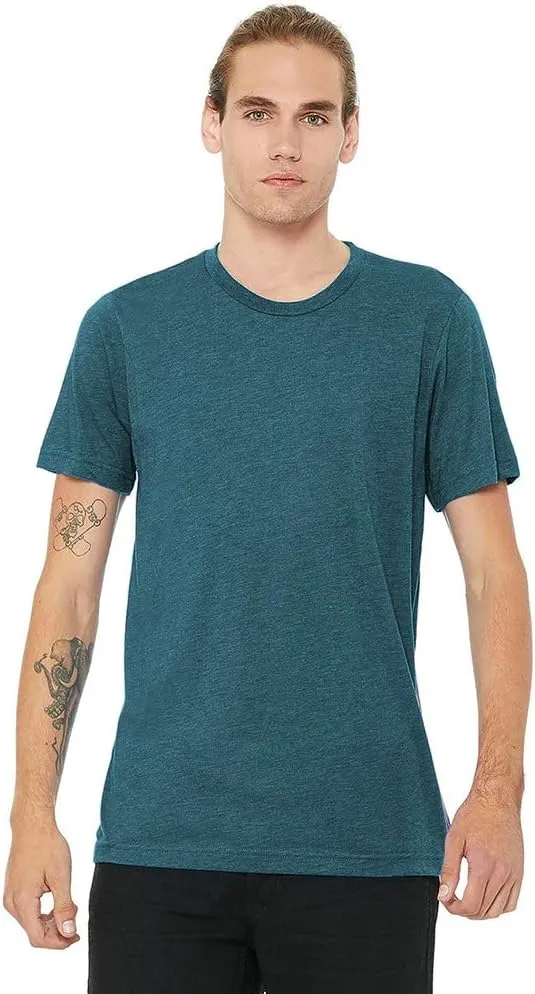 Canvas Mens 3.4 oz. Triblend T-Shirt> CHARCOAL TRIBLEND 3413C