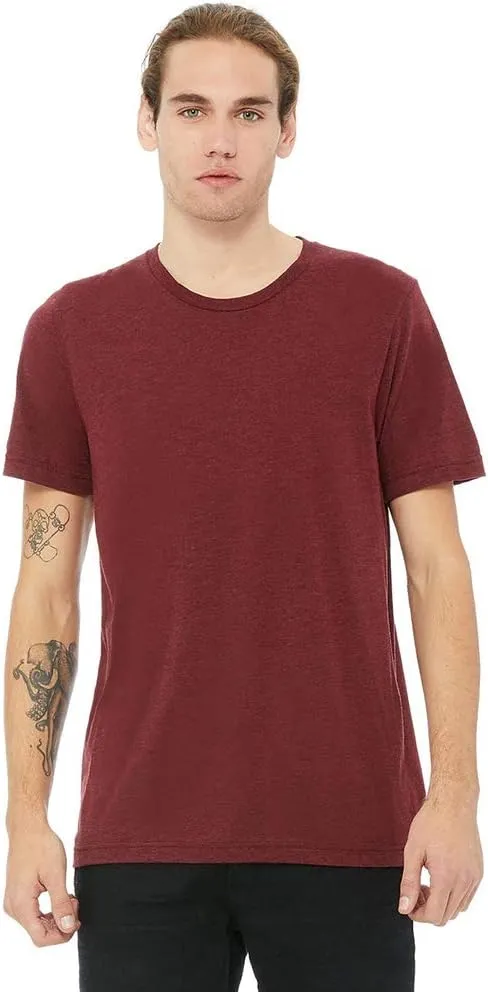 Canvas Mens 3.4 oz. Triblend T-Shirt> CHARCOAL TRIBLEND 3413C