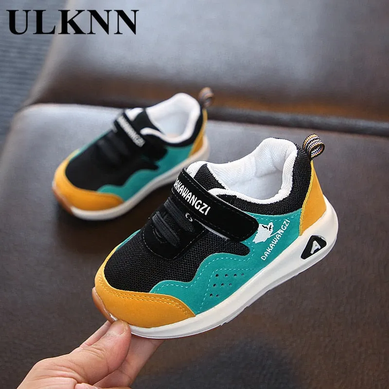 Children's sports shoes boys girls casual breathable mesh shoes