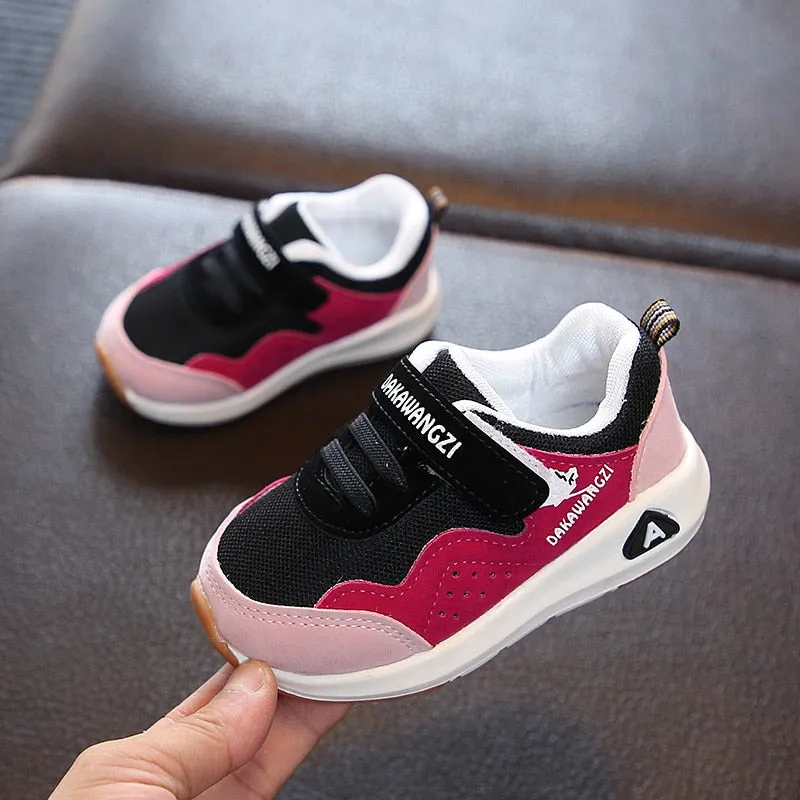 Children's sports shoes boys girls casual breathable mesh shoes