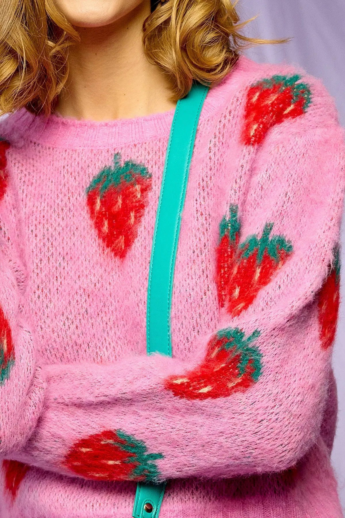 Cilia Knit Sweater - Pink