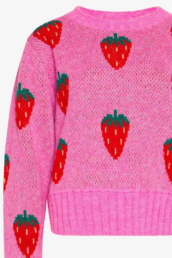 Cilia Knit Sweater - Pink