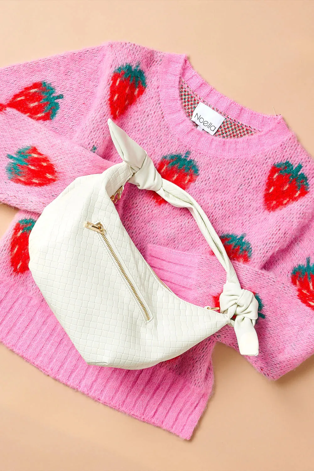 Cilia Knit Sweater - Pink