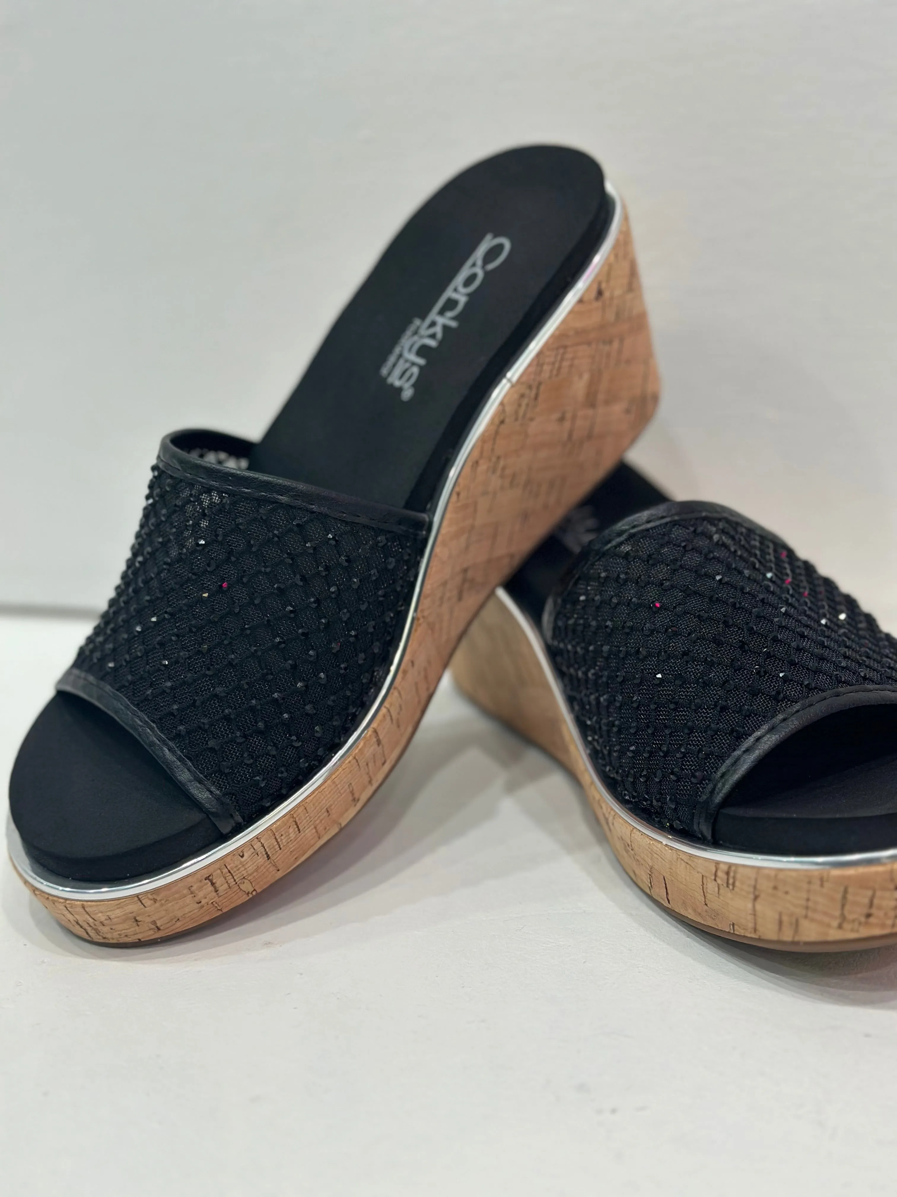 Corky's Let's Mesh Around Sandals - Black