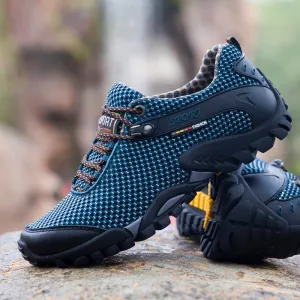Cow Leather Climbing Shoes Man Trekking Fishing Shoes Camping Outdoor