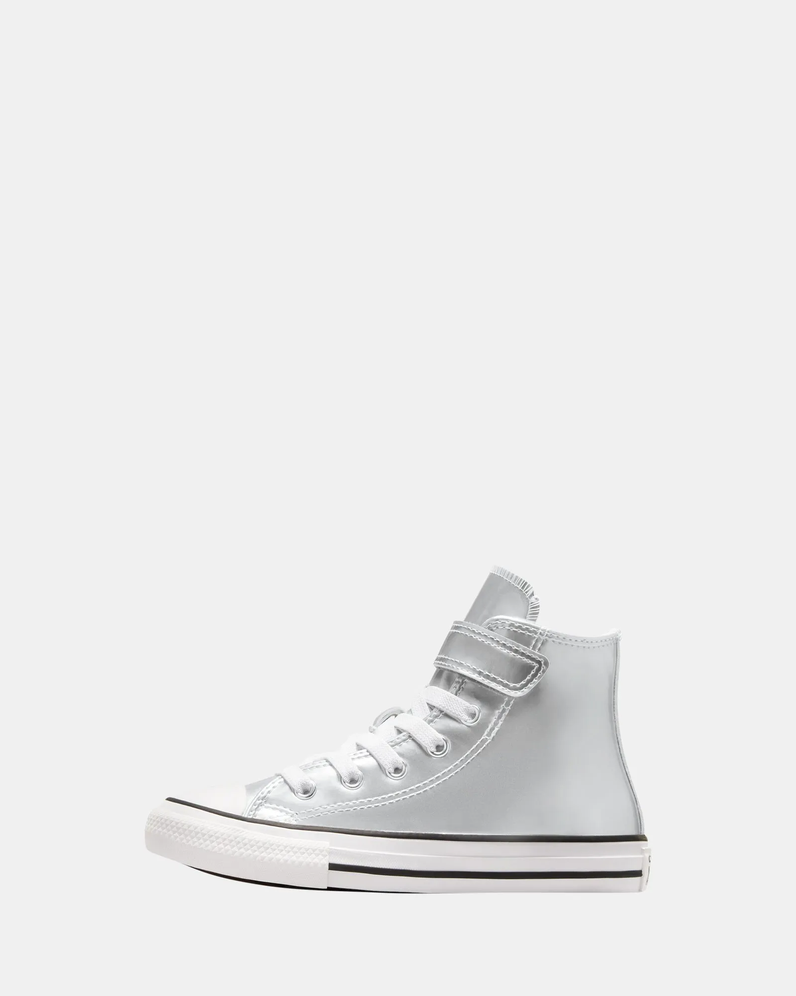 Ct As 1v Hi Top Silver Yth G Silver/White