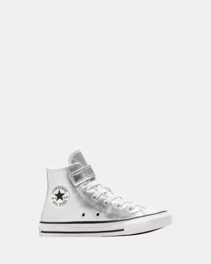 Ct As 1v Hi Top Silver Yth G Silver/White
