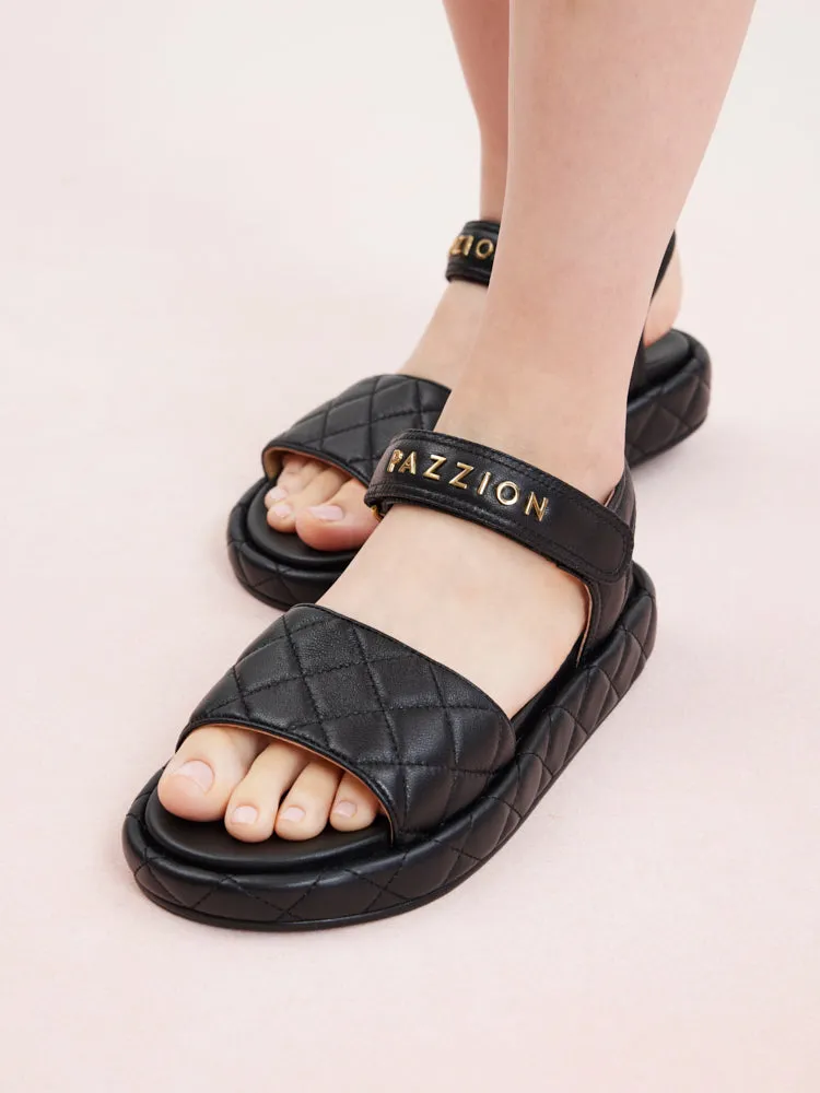 Cynthia Quilted Sandals