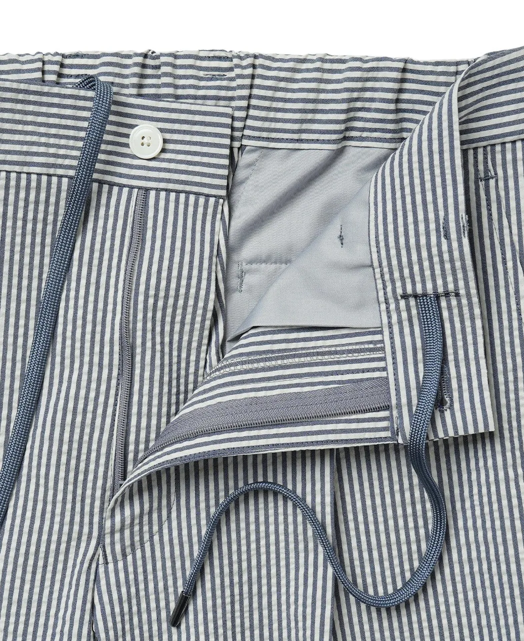 Drawcord Slacks Seersucker