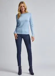 Ex Dorothy Perkins Button Cuff Jumper Sweater