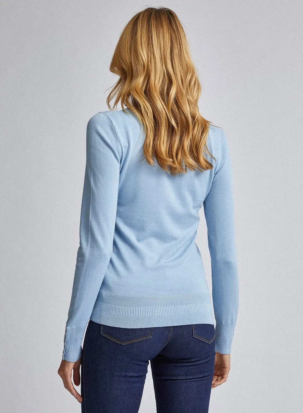Ex Dorothy Perkins Button Cuff Jumper Sweater