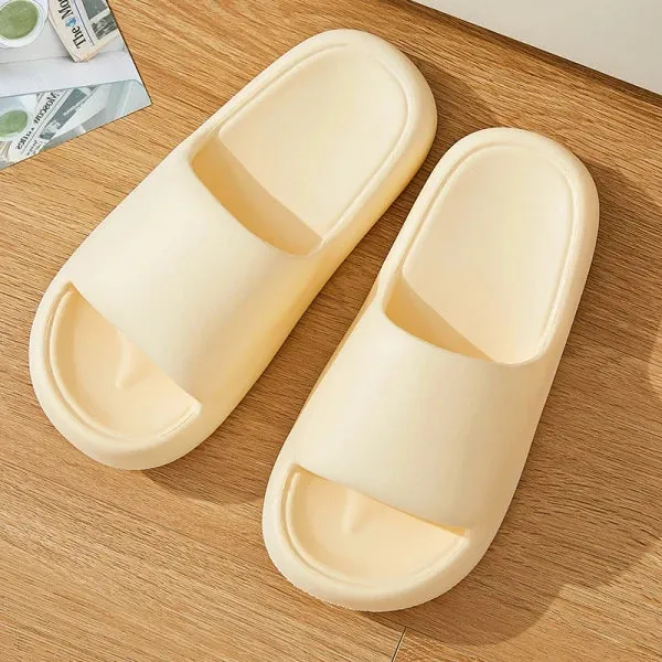 Fashion Summer Concise Couple Non-slip Soft Slides Lithe Cosy Sandals Men Women Casual Slippers Ladies' Home Shoes Flip Flops
