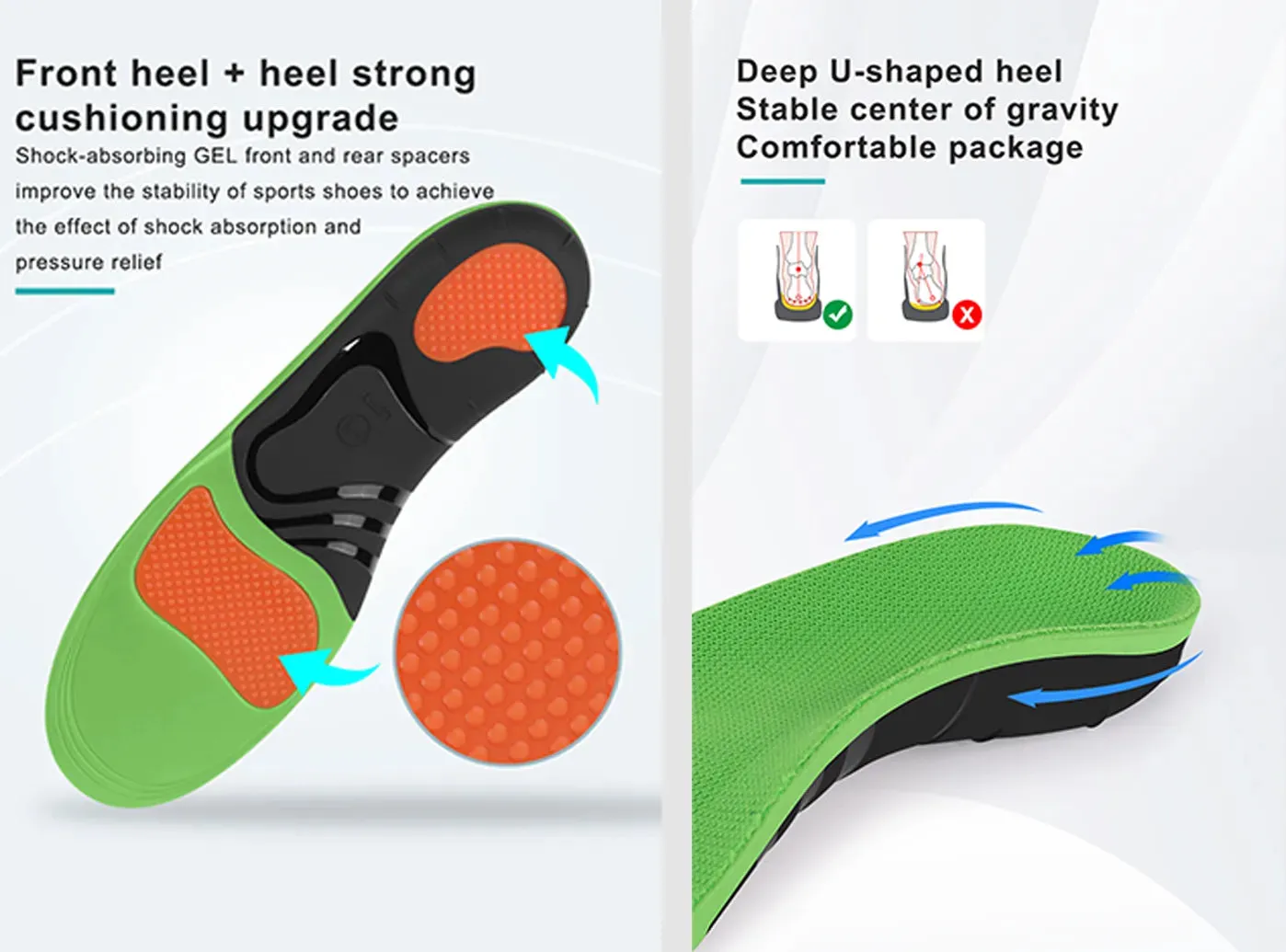 FitVille Breathable Orthopedic Insoles