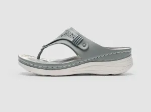 FitVille Women's Wedge Toe Sandals