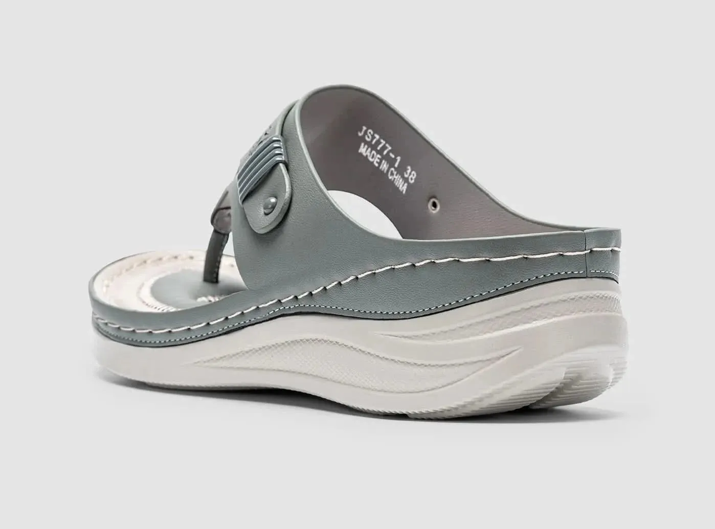 FitVille Women's Wedge Toe Sandals