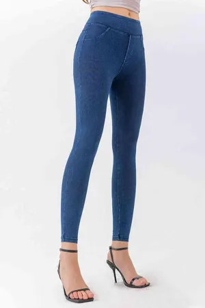Flexible Slim Fit Mid Rise Skinny Jeans